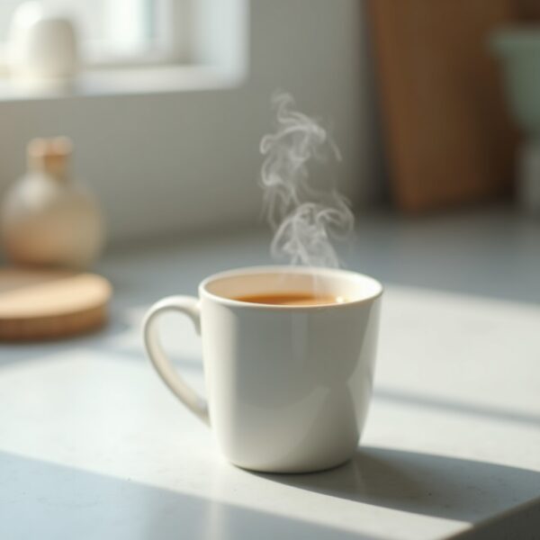 แก้วกาแฟ เซรามิค สีขาว รุ่น A855