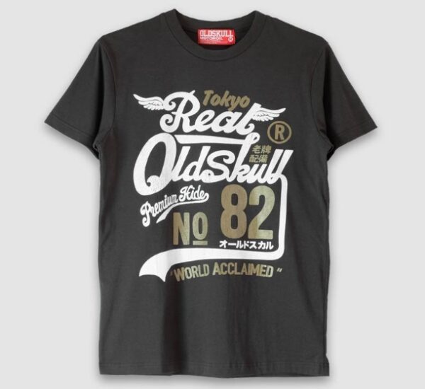 เสื้อยืดแฟชั่น Oversize สีเทา รุ่น J137