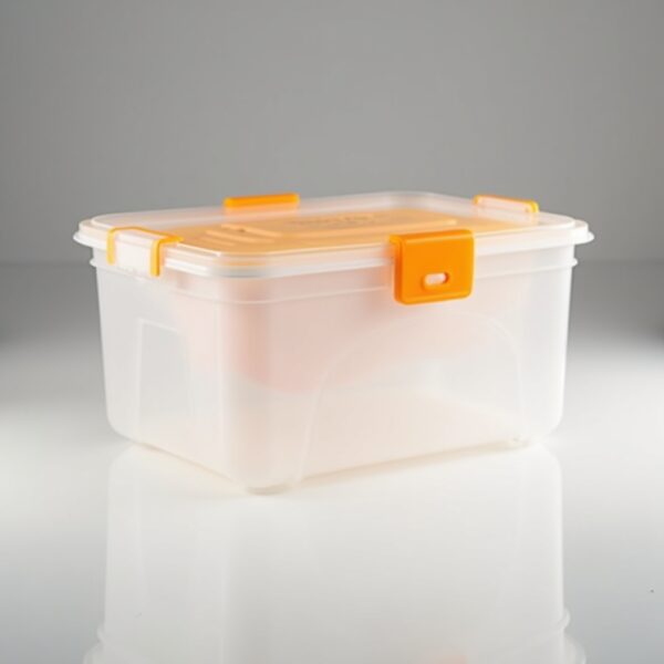 กล่องพลาสติก อเนกประสงค์ สีส้ม รุ่น B426