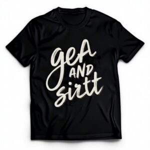 เสื้อยืดแฟชั่น Oversize สีดำ รุ่น Q446