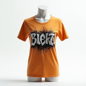 เสื้อยืดแฟชั่น Oversize สีส้ม รุ่น L720